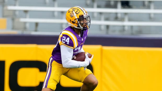 LSU cornerback Derek Stingley Jr.